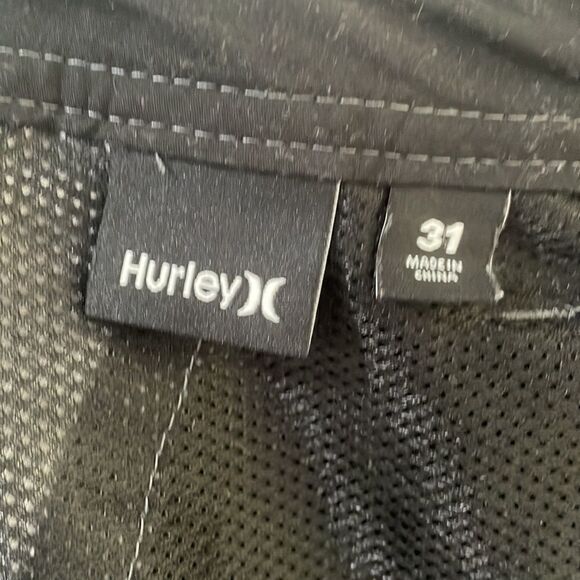 HURLEY H2O Dri Breathe Obsidian grey shorts 31 - Picture 7 of 9